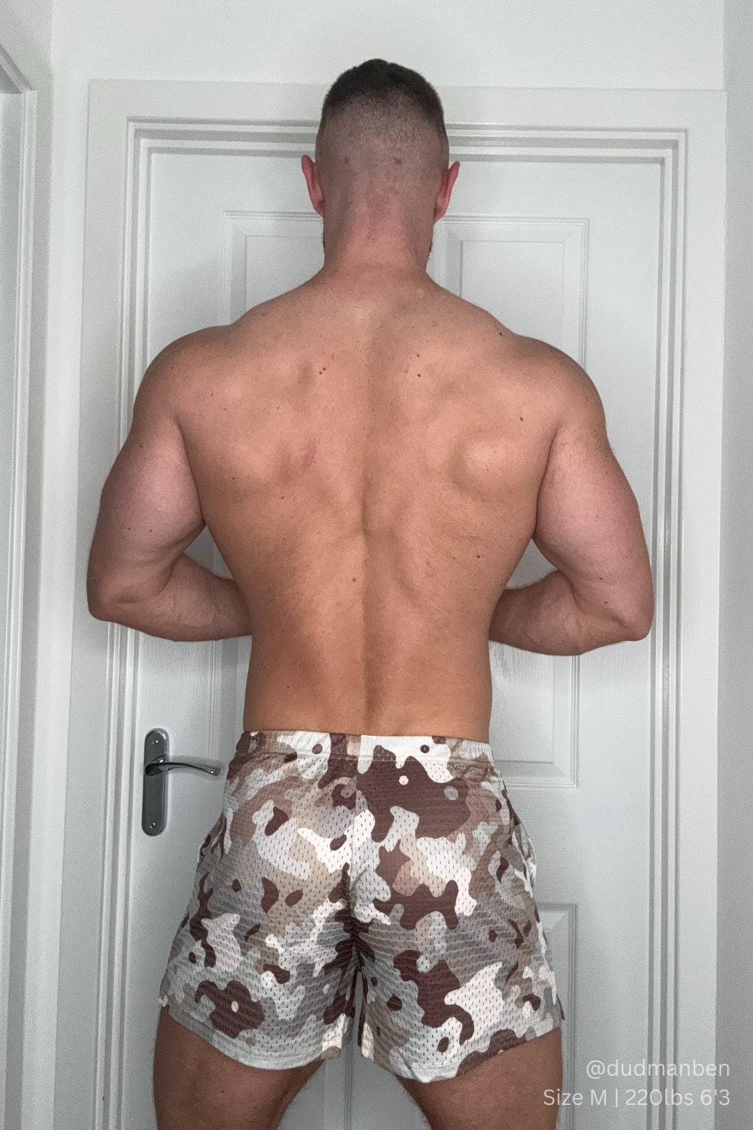 Festival 3" Jersey Mesh Short Shorts - Khaki Camo