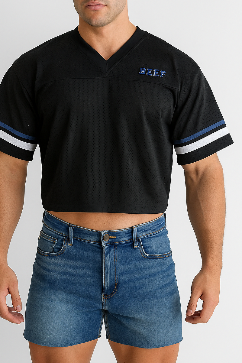 JJ Varsity V-Neck Jersey - Black