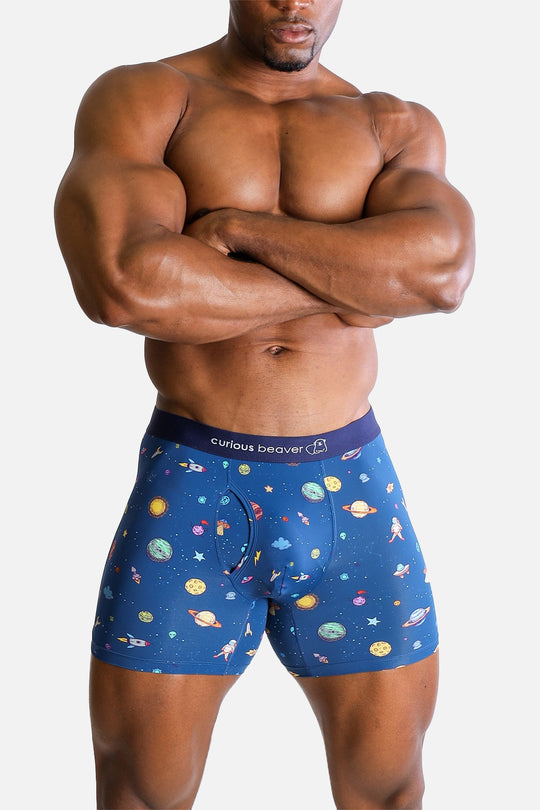 Men's Boxer Briefs - Galaxy