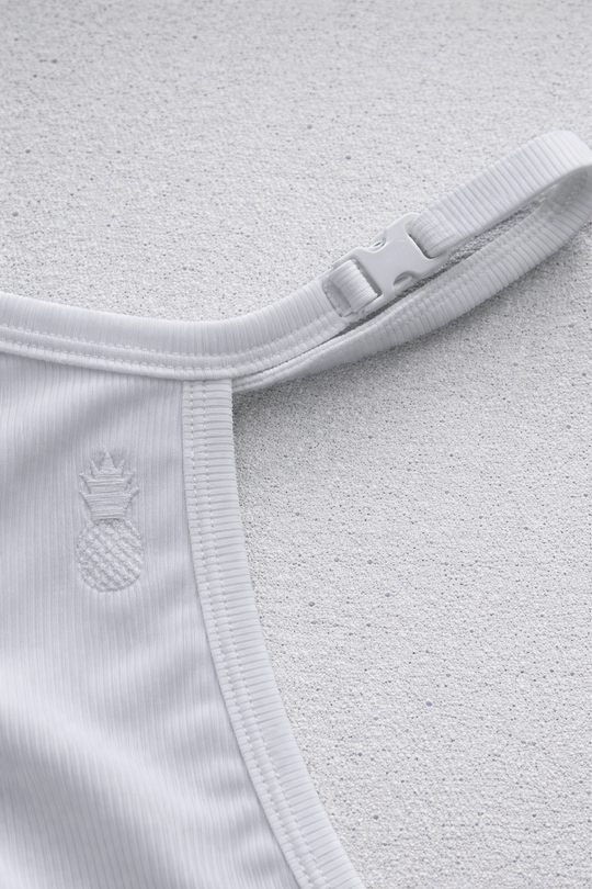 G String V Back Jockstrap - Polar White