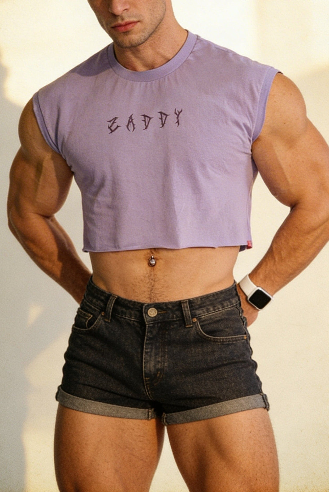 Escapism Muscle-Fit Crop Tank - Zaddy