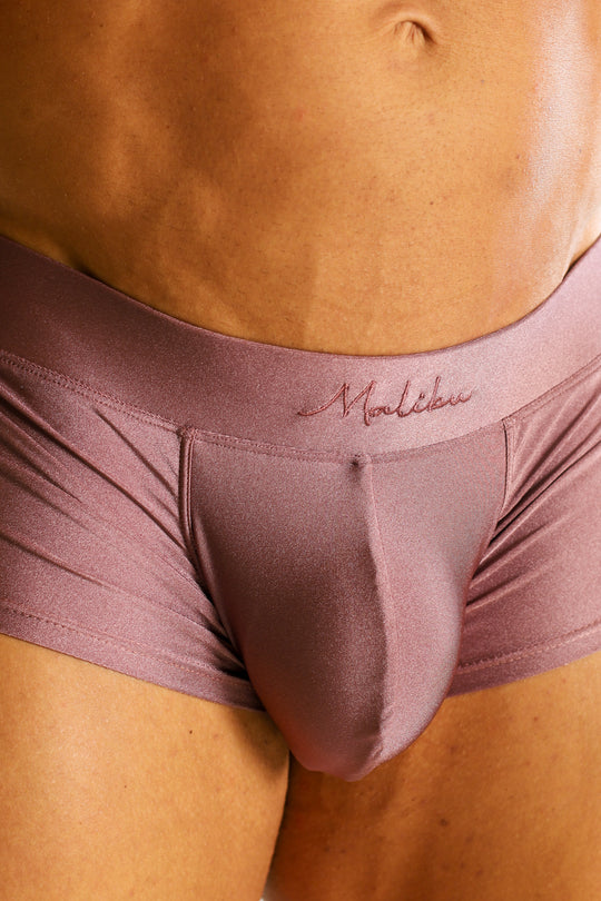 Dynamic Sheen Boxer Briefs - Opera Mauve