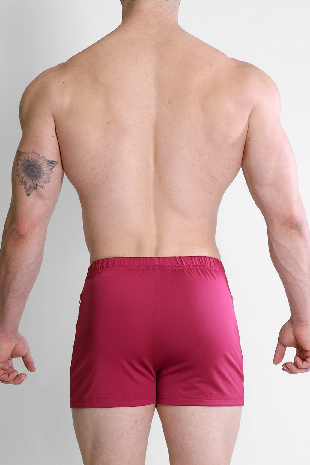 Karma 2" Short Shorts with Zipper Pockets - Magenta