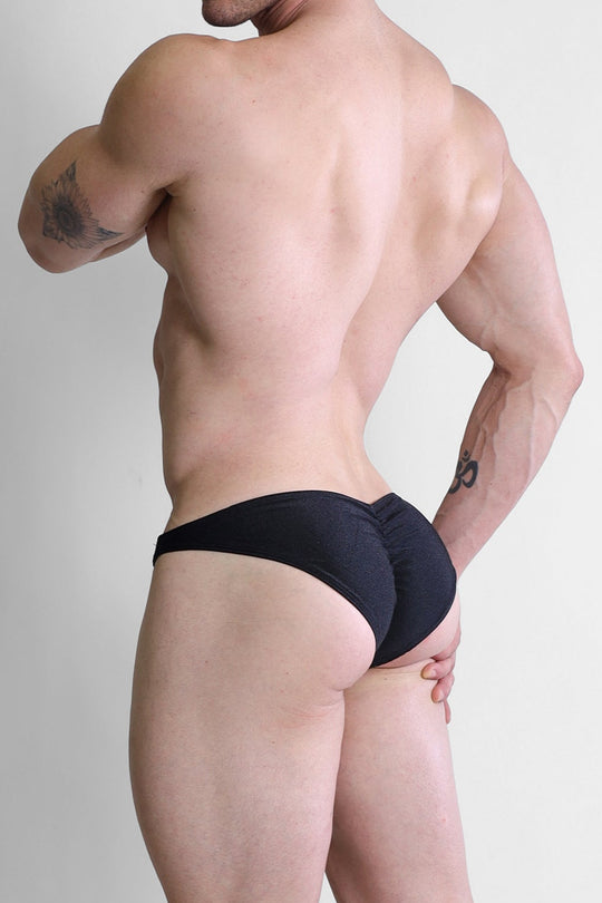 Dynamic Classic Scrunch-Butt Brief - Jet Black