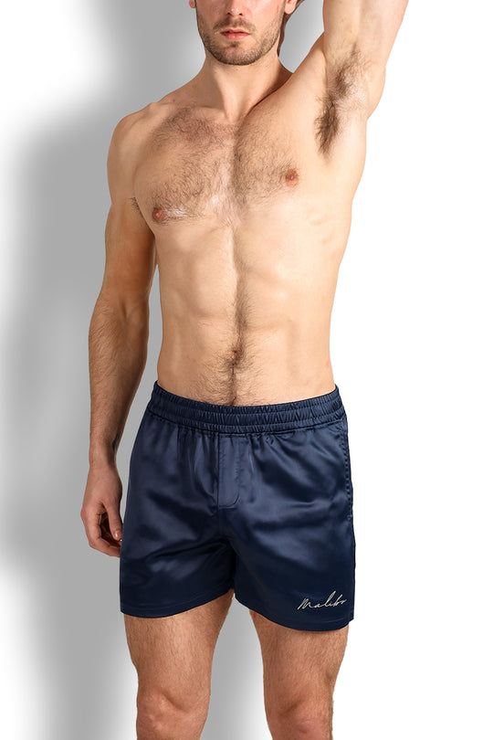 ShimmerFlex Active Shorts - Navy