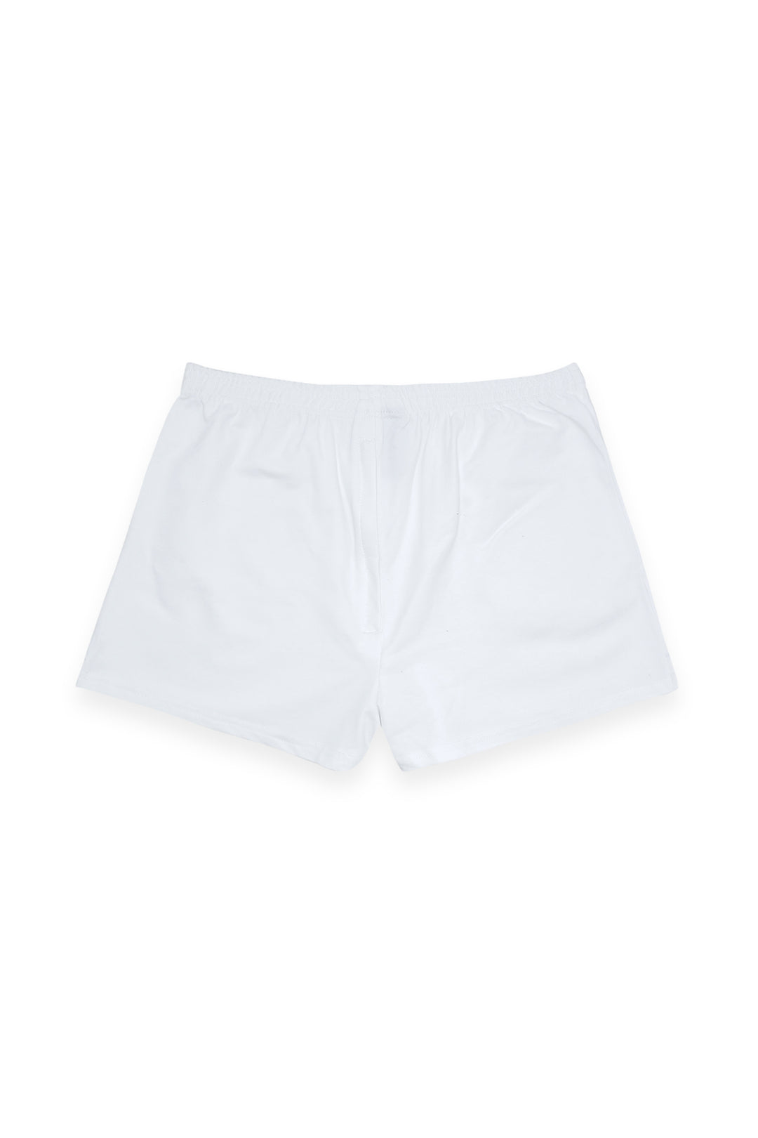Peek-A-Boo Varsity 2" Short Shorts  -  Marshmallow