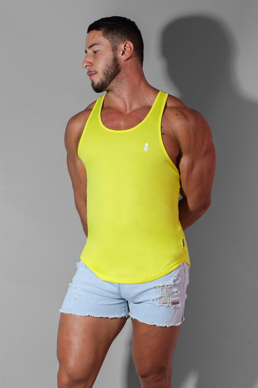 Quick-Dry Tank Top - Lemon Yellow - JJ Malibu 