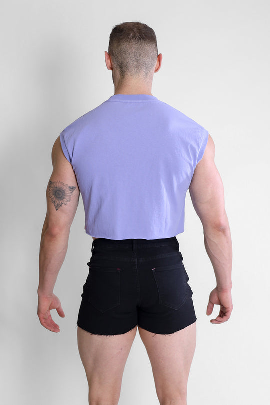 Escapism Muscle-Fit Crop Tank - Zaddy