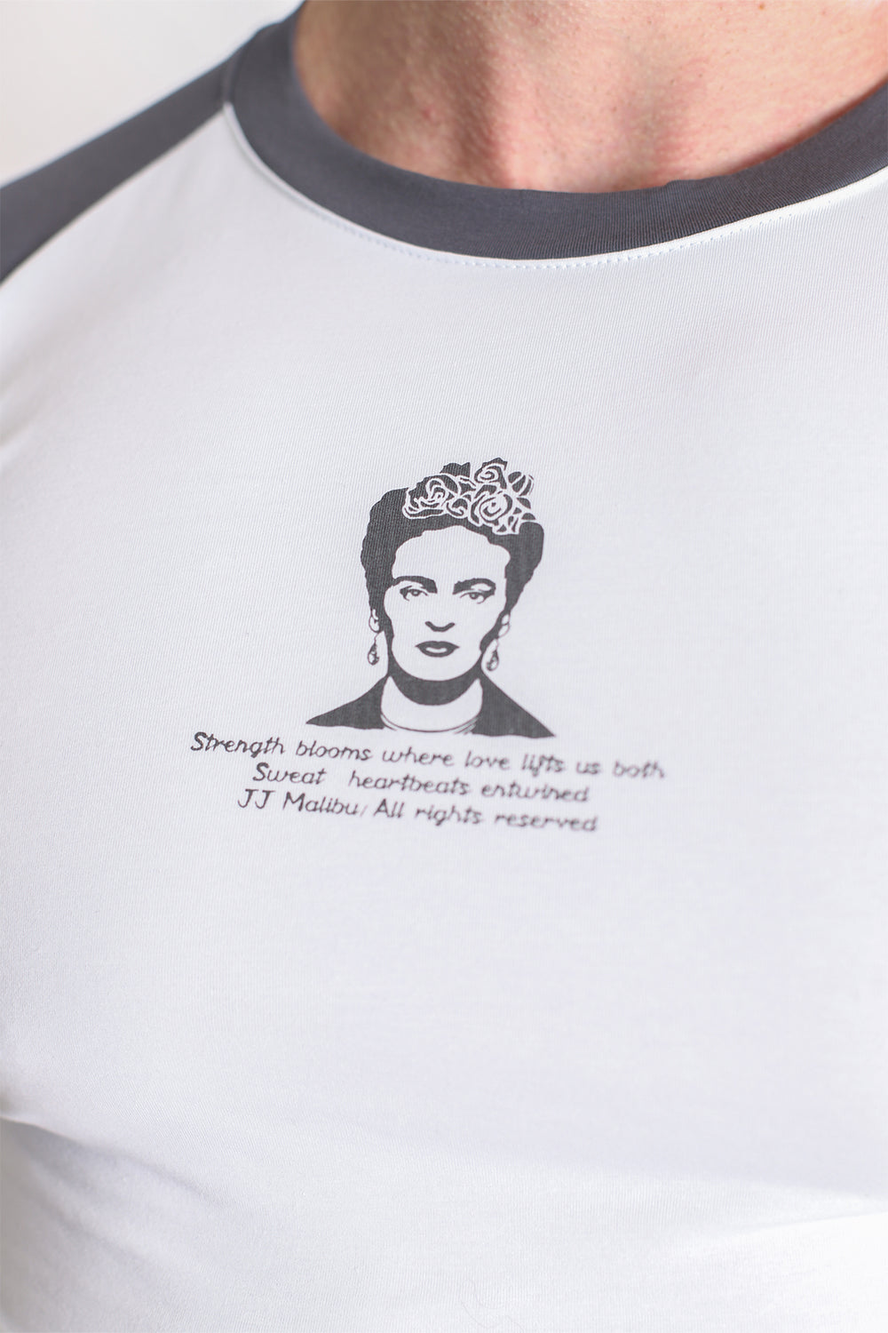 Muscle-Fit Crop Tee - Rebel Bloom