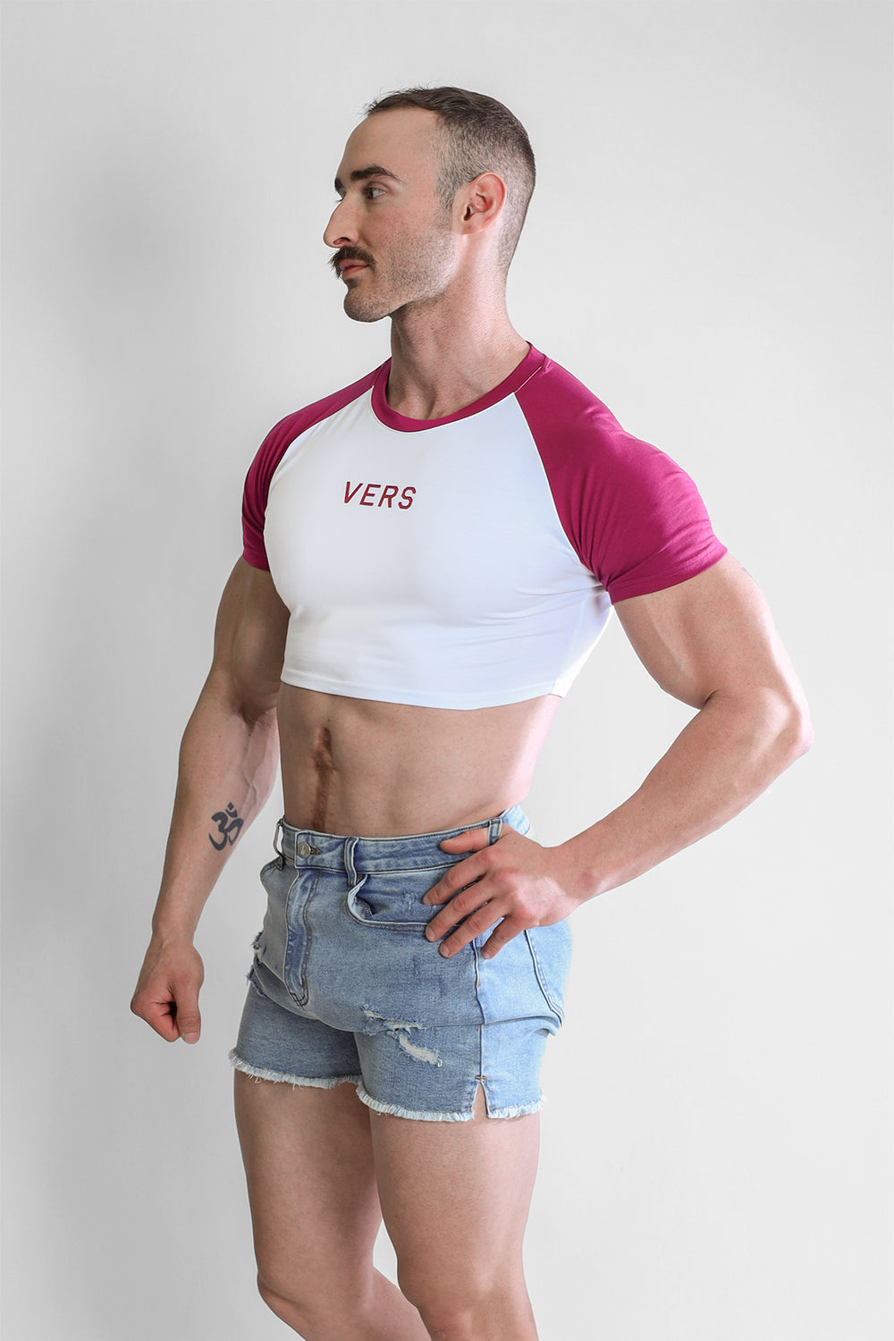 Muscle-Fit Crop Tee - Versatile