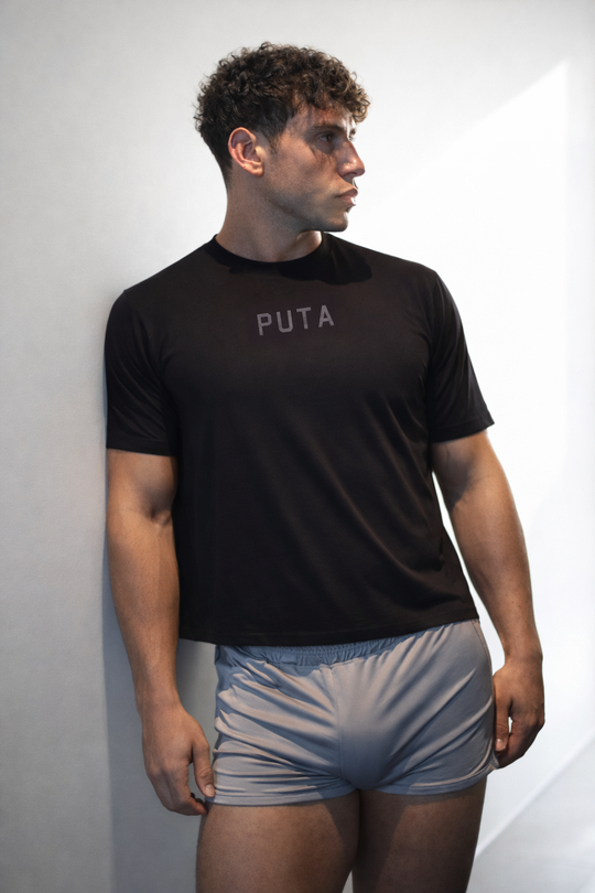 Oversized Relaxed Crop Top - Puta