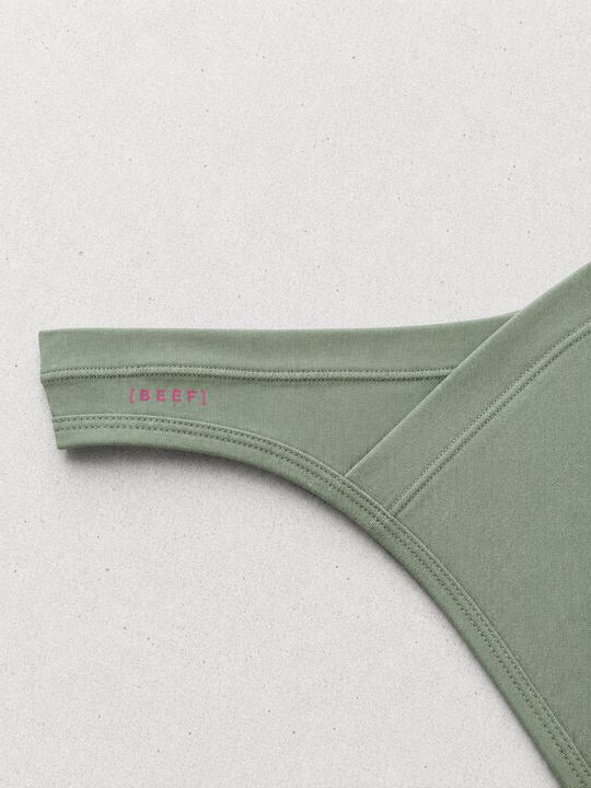 Soft Modal Criss-Cross Briefs - Green