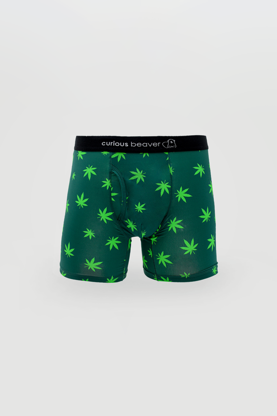 Men's Boxer Briefs - Weed
