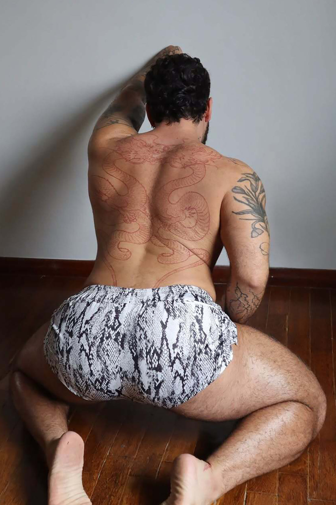 Stretch-It 2" Athletic Short Shorts - Snake Print